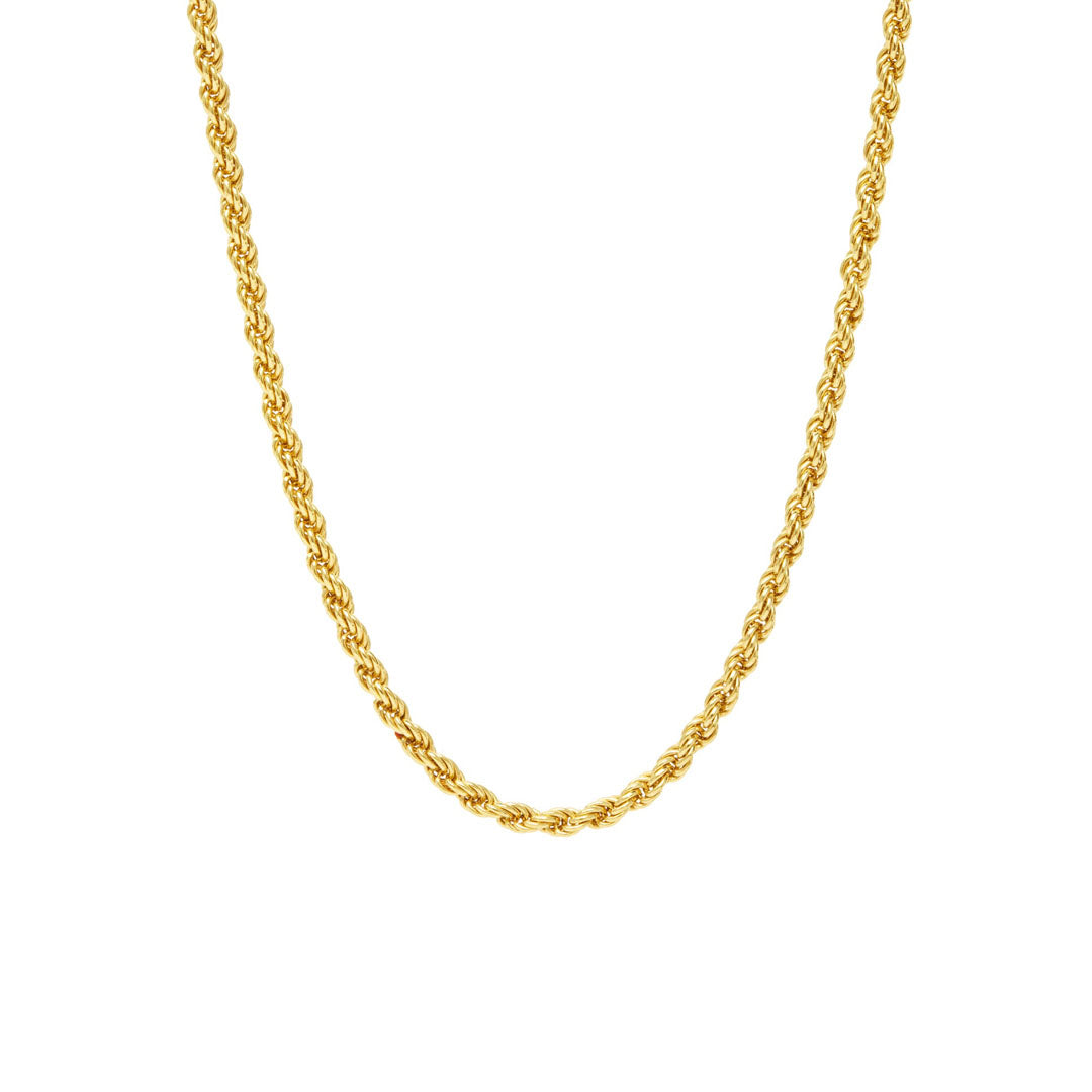 Rosalind Helix gold chain on white background