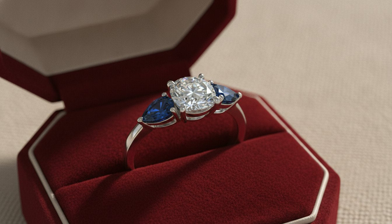 The Timeless Trilogy Engagement Ring: Crafting a Three-Stone Narrative