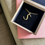'S' - Anne Initial Necklace