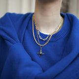 Close up of our Jenny Gold Vermeil Trace Chain