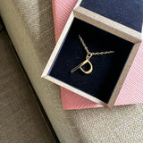 'P' - Anne Initial Necklace