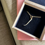 'J' - Anne Initial Necklace