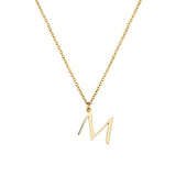 'M' - Anne Initial Necklace