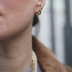 Video of model wearing our Mary Figaro Gold Vermeil Chain Necklace