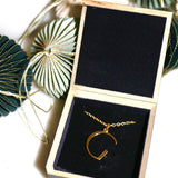 'G' - Anne Initial Necklace